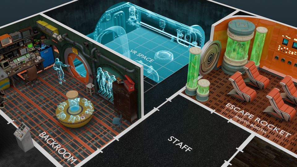 Let us help you build the future of immersive entertainment. Mix AR and VR with projection and motion tracking in a single space. Create high-throughput themed experiences that set a new standard in location-based entertainment.